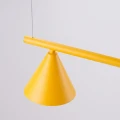 Lampa wisząca NOX 4L żółta żyrandol SL.2562 SOLLUX LIGHTING