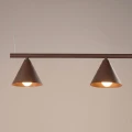 Lampa wisząca NOX 4L brązowa żyrandol SL.2564 SOLLUX LIGHTING