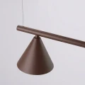 Lampa wisząca NOX 4L brązowa żyrandol SL.2564 SOLLUX LIGHTING