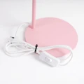 Lampa biurkowa NOX różowa lampka biurkowa SL.2575 SOLLUX LIGHTING