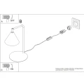 Lampa biurkowa NOX czerwona lampka biurkowa SL.2578 SOLLUX LIGHTING