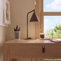 Lampa biurkowa NOX brązowa lampka biurkowa SL.2579 SOLLUX LIGHTING
