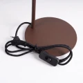 Lampa biurkowa NOX brązowa lampka biurkowa SL.2579 SOLLUX LIGHTING