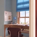 Lampa biurkowa NOX błękitna lampka biurkowa SL.2580 SOLLUX LIGHTING