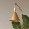 Lampa podłogowa NOX złota lampa stojąca SL.2583 SOLLUX LIGHTING