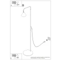 Lampa podłogowa NOX żółta lampa stojąca SL.2592 SOLLUX LIGHTING