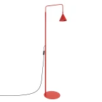 Lampa podłogowa NOX czerwona lampa stojąca SL.2593 SOLLUX LIGHTING