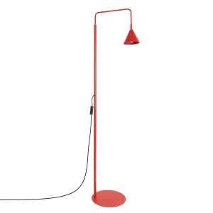 Lampa podłogowa NOX czerwona lampa stojąca SL.2593 SOLLUX LIGHTING