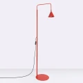 Lampa podłogowa NOX czerwona lampa stojąca SL.2593 SOLLUX LIGHTING