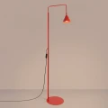 Lampa podłogowa NOX czerwona lampa stojąca SL.2593 SOLLUX LIGHTING