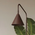 Lampa podłogowa NOX brązowa lampa stojąca SL.2594 SOLLUX LIGHTING