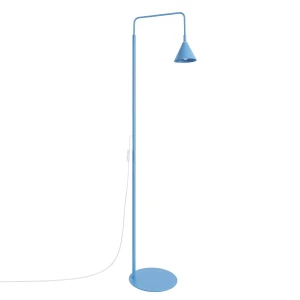 Lampa podłogowa NOX błękitna lampa stojąca SL.2595 SOLLUX LIGHTING