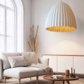Lampa wisząca ELVA 50 CM biały zwis LP-0809/1P WH LIGHT PRESTIGE