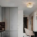 Lampa sufitowa KWADRATOWY VETRO złoty plafon LP-2910/1C GD square LIGHT PRESTIGE