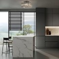 Lampa sufitowa KWADRATOWY VETRO chrom plafon LP-2910/1C CH square LIGHT PRESTIGE