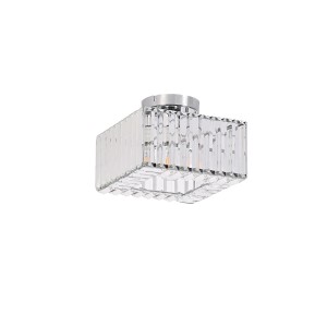 Lampa sufitowa KWADRATOWY VETRO chrom plafon LP-2910/1C CH square LIGHT PRESTIGE