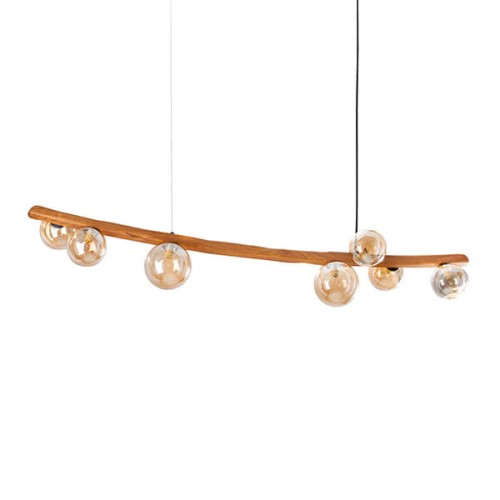 Lampa wisząca LUMIO WOOD drewno dębowe ręcznie formowane 7 kloszy LU7/W HP LAMPY LU7W.jpg