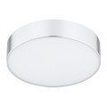 Plafon chrom stal chromowana mleczne szkło średni 35cm  DARLING 873 