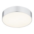Plafon chrom stal chromowana mleczne szkło średni 35cm  DARLING 873 