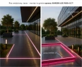 Gotowa oprawa LED hermetyczna IP68 IK10 najazdowa zewnętrzna zoomLED® GARDEN RGB+CCT srebrna 