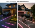 Gotowa oprawa LED hermetyczna IP68 IK10 najazdowa zewnętrzna zoomLED® GARDEN RGB+CCT srebrna 