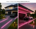 Gotowa oprawa LED hermetyczna IP68 IK10 najazdowa zewnętrzna zoomLED® GARDEN RGB+CCT srebrna 