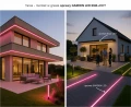 Gotowa oprawa LED hermetyczna IP68 IK10 najazdowa zewnętrzna zoomLED® GARDEN RGB+CCT srebrna 