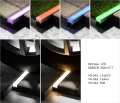 Gotowa oprawa LED hermetyczna IP68 IK10 najazdowa zewnętrzna zoomLED® GARDEN RGB+CCT srebrna 