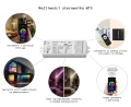 Sterownik do taśmy LED MONO RGB RGBW RGB+CCT 5 kanałowy 15.5A + WiFi TUYA – WT5 BLACK series
