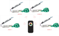 Sterownik do taśmy LED MONO RGB RGBW RGB+CCT 5 kanałowy 15.5A + WiFi TUYA – WT5 BLACK series