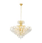 Żyrandol kryształowy 9XE14 FENOULLET 1 Lampa wisząca 39606 Eglo
