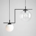 Lampa wisząca ZAC 2 MIX czarna 1038H1 ALDEX