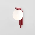 Kinkiet czerwony lampa ścienna ZAC WALL RED WINE 1038C15_2 ALDEX