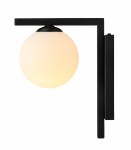 KINKIET ZAC BLACK lampa ścienna czarna 1038C1_2 Aldex