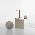 Lampka biurkowa ZAC TABLE RED WINE, limitowana kolekcja Artera Colours 1038B15_1 ALDEX