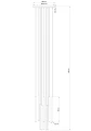 Żyrandol do salonu SOPEL 10 Antresola lampa wisząca dwa poziomy czarno-złoty 42056 Sigma