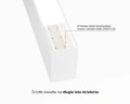 Lampa LED liniowa sufitowa natynkowa ściemnialna CCT ciepło – zimna 2700K – 6500K zoomLED® N2 CRI>90 biała 