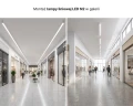 Lampa LED liniowa sufitowa natynkowa ściemnialna CCT ciepło – zimna 2700K – 6500K zoomLED® N2 CRI>90 biała 