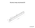 Lampa LED liniowa sufitowa natynkowa ściemnialna CCT ciepło – zimna 2700K – 6500K zoomLED® N2 CRI>90 biała 