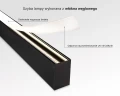 Lampa LED liniowa sufitowa natynkowa ściemnialna CCT ciepło – zimna 2700K – 6500K zoomLED® N2 CRI>90 czarna