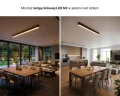 Lampa LED liniowa sufitowa natynkowa ściemnialna CCT ciepło – zimna 2700K – 6500K zoomLED® N2 CRI>90 czarna