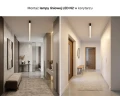 Lampa LED liniowa sufitowa natynkowa ściemnialna CCT ciepło – zimna 2700K – 6500K zoomLED® N2 CRI>90 czarna