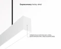 Lampa LED liniowa wisząca ściemnialna CCT ciepło – zimna 2700K – 6500K zoomLED® L5 CRI>90 biała