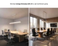 Lampa LED liniowa wisząca ściemnialna CCT ciepło – zimna 2700K – 6500K zoomLED® L5 CRI>90 biała