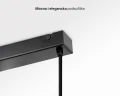 Lampa LED liniowa wisząca ściemnialna CCT ciepło – zimna 2700K – 6500K zoomLED® L5 CRI>90 czarna