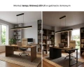 Lampa LED liniowa wisząca ściemnialna CCT ciepło – zimna 2700K – 6500K zoomLED® L5 CRI>90 czarna