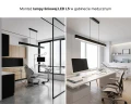 Lampa LED liniowa wisząca ściemnialna CCT ciepło – zimna 2700K – 6500K zoomLED® L5 CRI>90 czarna