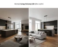 Lampa LED liniowa wisząca ściemnialna CCT ciepło – zimna 2700K – 6500K zoomLED® L5 CRI>90 czarna