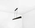 Lampa LED liniowa wisząca ściemnialna CCT ciepło – zimna 2700K – 6500K zoomLED® L5 CRI>90 czarna