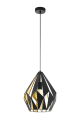CARLTON 1  49931  LAMPA WISZĄCA CZARNO-ZŁOTA  EGLO